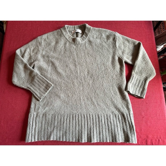 Zara Light Green Women’s Oversized Crewneck Sweater, NWOT, S - Picture 7 of 10